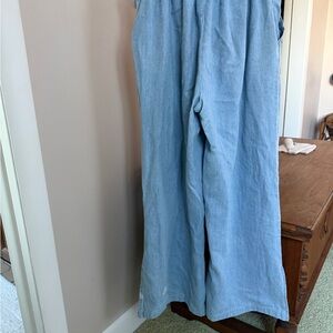 Light Blue Wide-Leg Jeans